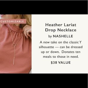 Brand New Nashelle Gold (layered) Y Necklace